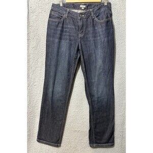 J Jill Straight Leg Stretch Blue Denim Jeans Womens Size 10